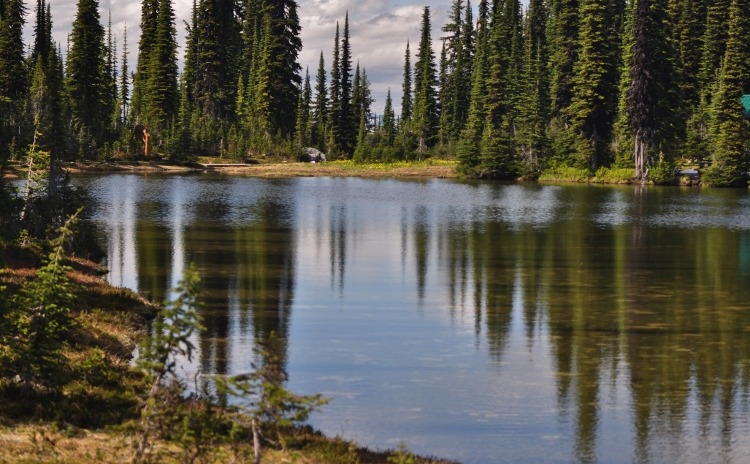 balsam lake on mt revelstoke